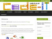 Tablet Screenshot of code-it.co.uk